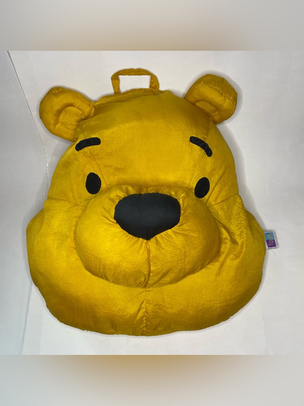 VTG Winnie The Pooh Play by Play Face Plush 12" Hanging Toy Soft Nursery Classic